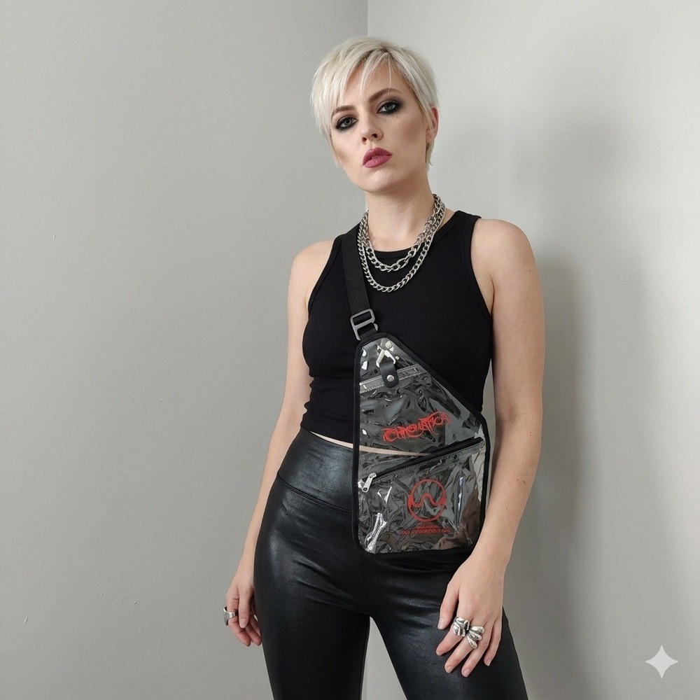 Lady Gaga‎ The Chromatica Ball Tour Clear Sling Bag Crossbody Stadium Approved
